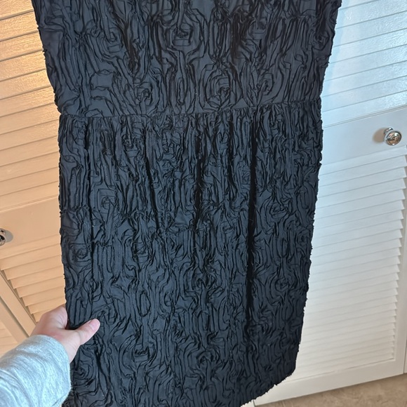 Talbots black rosette soutache dress - Picture 3 of 6